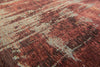 Louis De Poortere Atlantic Streaks 9125 Nassau Red Area Rug Detail Image