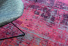 Louis De Poortere Atlantic Streaks 9125 Nassau Red Area Rug Lifestyle Image Feature