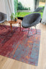 Louis De Poortere Atlantic Streaks 9125 Nassau Red Area Rug Lifestyle Image Feature