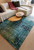 Louis De Poortere Atlantic Streaks 9126 Glen Cove Area Rug Lifestyle Image Feature