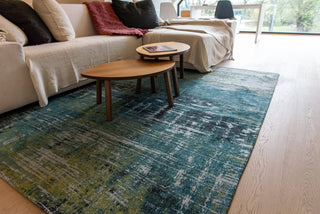 Louis De Poortere Atlantic Streaks 9126 Glen Cove Area Rug Lifestyle Image Feature