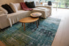 Louis De Poortere Atlantic Streaks 9126 Glen Cove Area Rug Lifestyle Image Feature