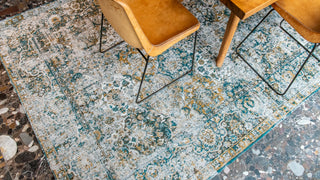 Louis De Poortere Antiquarian Bakhtiari Antique 9127 Fener Area Rug Lifestyle Image Feature