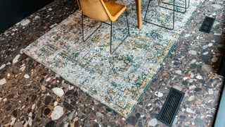 Louis De Poortere Antiquarian Bakhtiari Antique 9127 Fener Area Rug Lifestyle Image Feature