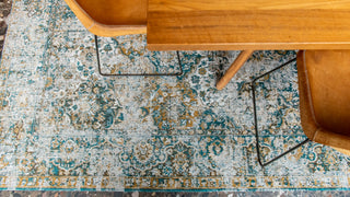 Louis De Poortere Antiquarian Bakhtiari Antique 9127 Fener Area Rug Lifestyle Image Feature