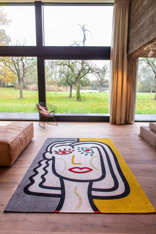 Louis De Poortere Gallery Dora 9143 Dorado Area Rug Lifestyle Image Feature
