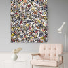 Louis De Poortere Gallery Graffito 9144 Street Graph Area Rug Lifestyle Image Feature