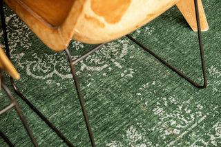 Louis De Poortere Fading World Medallion 9146 Majestic Forest Area Rug Lifestyle Image Feature