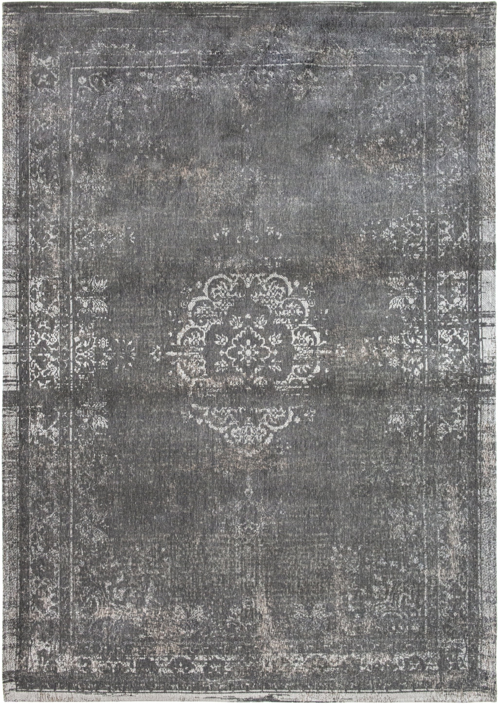 Louis De Poortere Fading World Medallion 9148 Stone Area Rug ...
