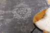 Louis De Poortere Fading World Medallion 9148 Stone Area Rug Lifestyle Image Feature