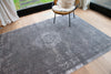 Louis De Poortere Fading World Medallion 9148 Stone Area Rug Lifestyle Image Feature
