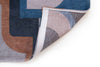 Louis De Poortere Nuance Module 9196 Camel Blue Area Rug Backing Image