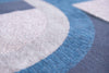 Louis De Poortere Nuance Module 9196 Camel Blue Area Rug Detail Image