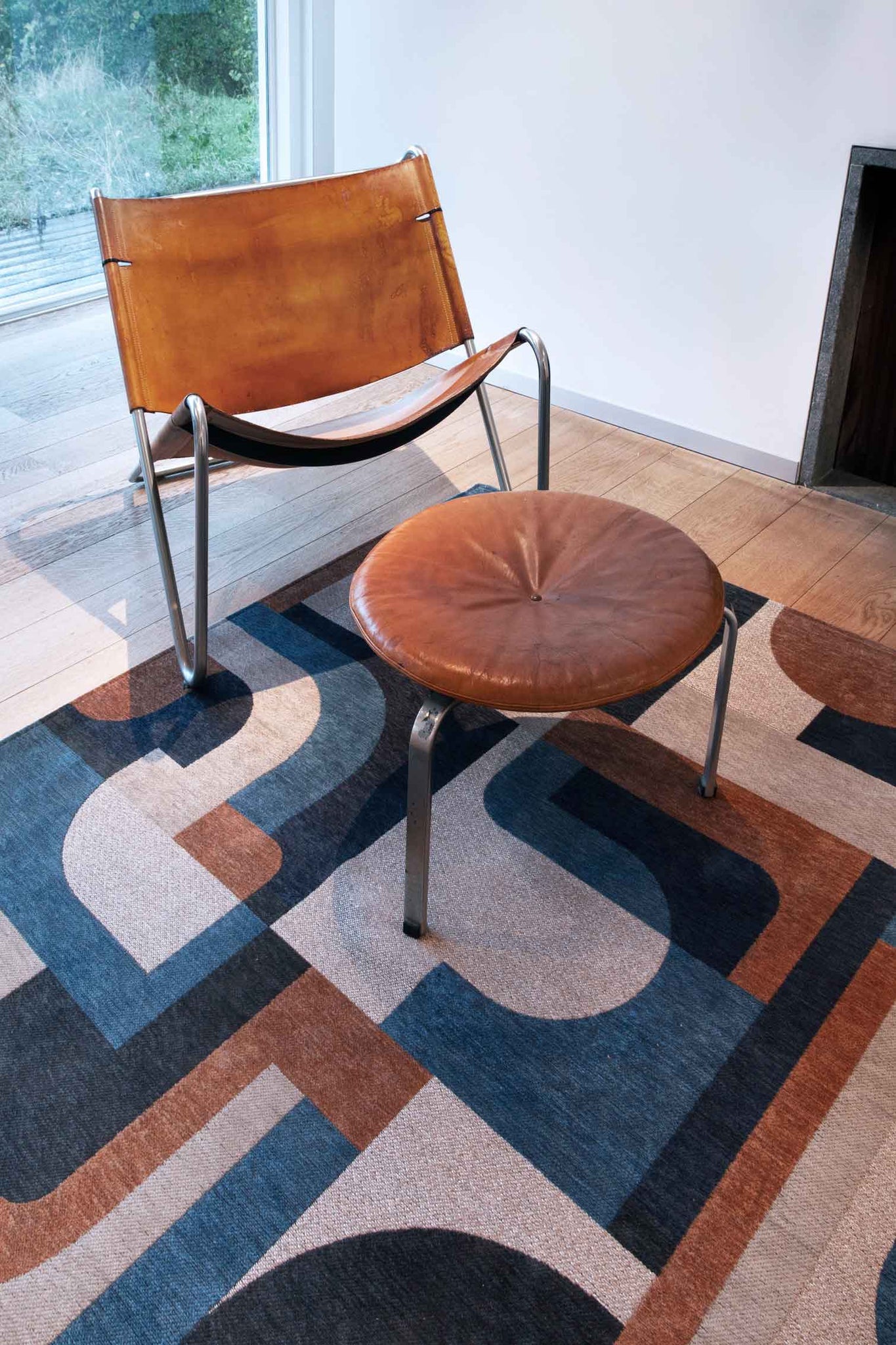 Louis De Poortere Nuance Module 9196 Camel Blue Area Rug – Incredible ...
