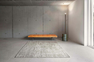 Louis De Poortere Structures Baobab 9197 Dry Beige Area Rug Lifestyle Image Feature