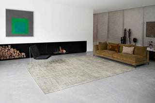 Louis De Poortere Structures Baobab 9197 Dry Beige Area Rug Lifestyle Image Feature