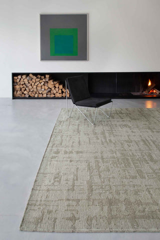 Louis De Poortere Structures Baobab 9197 Dry Beige Area Rug Lifestyle Image Feature