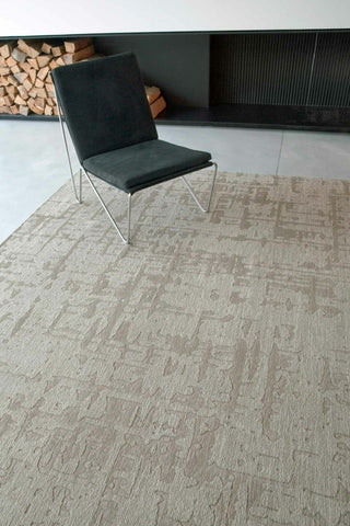 Louis De Poortere Structures Baobab 9197 Dry Beige Area Rug Lifestyle Image Feature