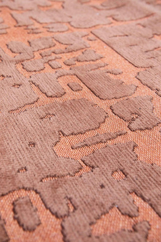 Louis De Poortere Structures Baobab 9199 Za Copper Area Rug Detail Image