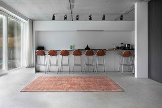 Louis De Poortere Structures Baobab 9199 Za Copper Area Rug Lifestyle Image Feature