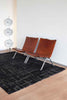 Louis De Poortere Structures Baobab 9200 Black Water Area Rug Lifestyle Image Feature