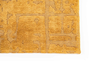 Louis De Poortere Structures Baobab 9201 Madagascar Gold Area Rug Corner Image