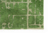 Louis De Poortere Structures Baobab 9202 Perrier's Green Area Rug Corner Image