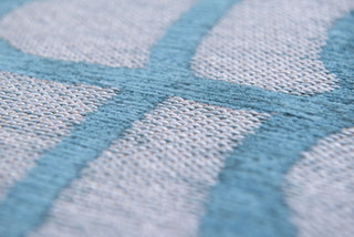 Louis De Poortere Mad Men Dedalo 9203 Blue Marine Area Rug Detail Image