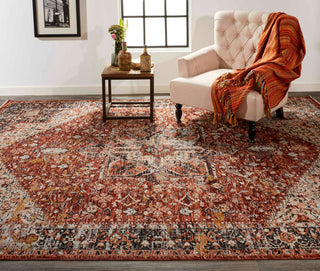 Feizy Caprio 3960F Rust/Tan Area Rug