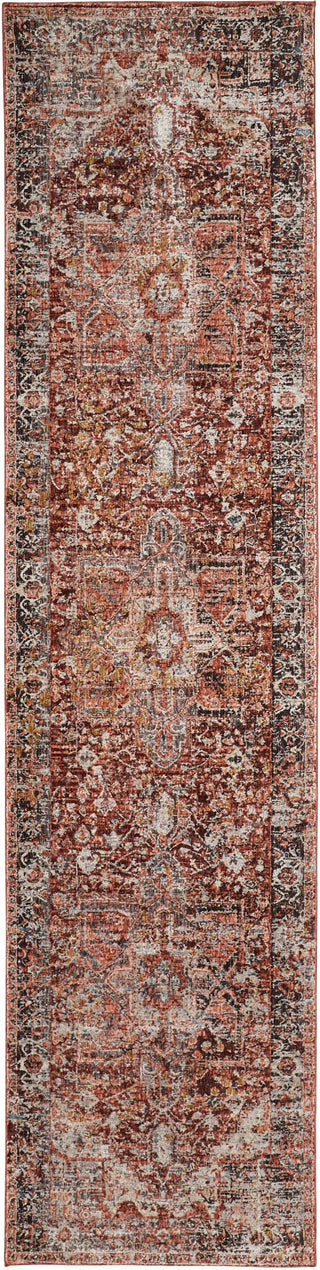 Feizy Caprio 3960F Rust/Tan Area Rug