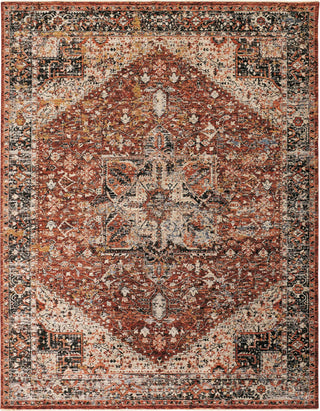 Feizy Caprio 3960F Rust/Tan Area Rug