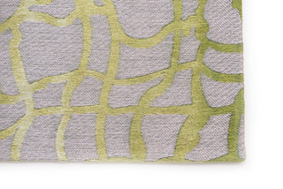 Louis De Poortere Mad Men Dedalo 9204 Republic Green Area Rug Corner Image