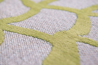 Louis De Poortere Mad Men Dedalo 9204 Republic Green Area Rug Detail Image