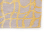 Louis De Poortere Mad Men Dedalo 9205 Yellow Scarab Area Rug Corner Image