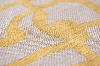 Louis De Poortere Mad Men Dedalo 9205 Yellow Scarab Area Rug Detail Image