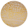 Louis De Poortere Mad Men Dedalo 9205 Yellow Scarab Area Rug Round Main Image