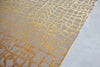 Louis De Poortere Mad Men Dedalo 9205 Yellow Scarab Area Rug Lifestyle Image Feature