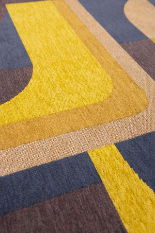 Louis De Poortere Nuance Module 9210 Yellow Meyer Area Rug Detail Image