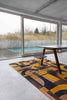 Louis De Poortere Nuance Module 9210 Yellow Meyer Area Rug Lifestyle Image Feature