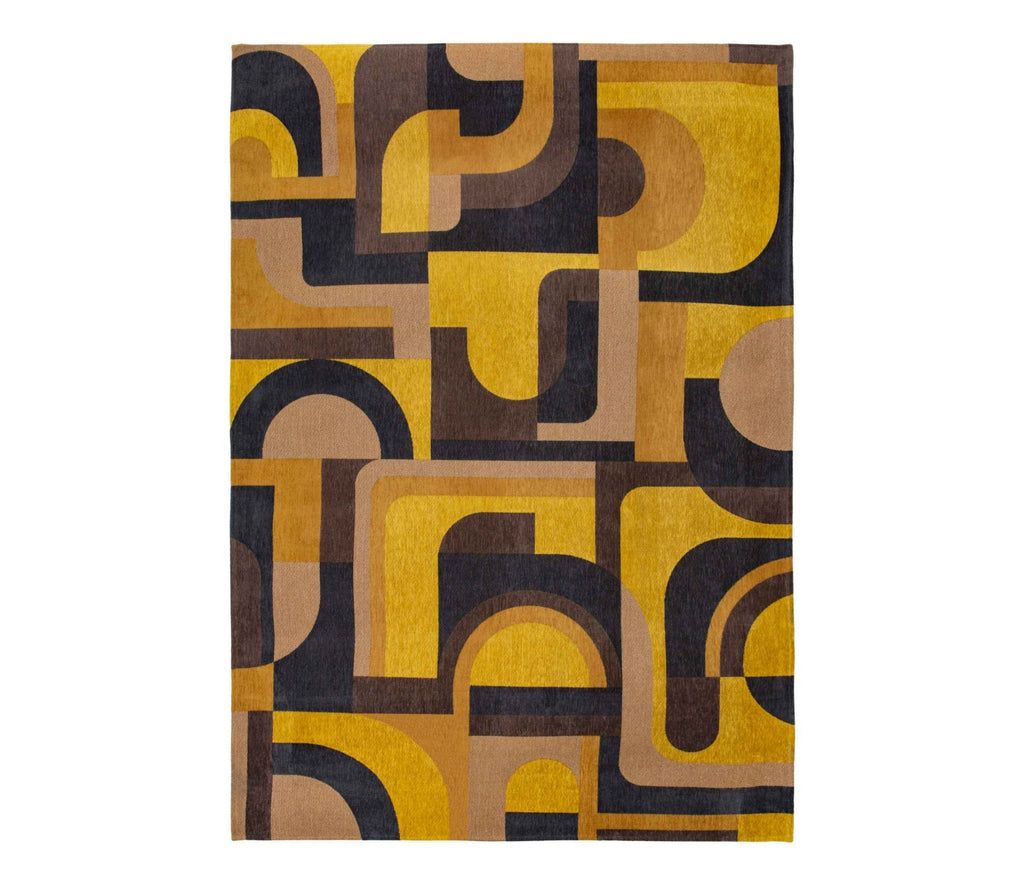 Louis De Poortere Nuance Module 9210 Yellow Meyer Area Rug main image