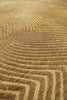 Louis De Poortere Meditation Coral 9226 Jelly Gold Area Rug Detail Image