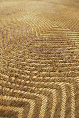 Louis De Poortere Meditation Coral 9226 Jelly Gold Area Rug Detail Image