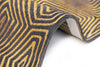 Louis De Poortere Meditation Coral 9227 Black Gold Area Rug Pile Image
