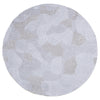 Louis De Poortere Meditation Coral 9228 Oyster White Area Rug Round Main Image