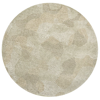 Louis De Poortere Meditation Coral 9229 Shell Beige Area Rug Round Main Image