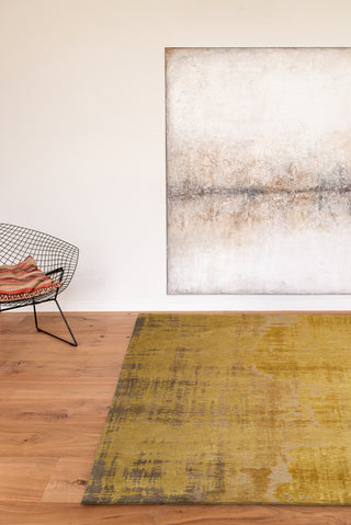 Louis De Poortere Atlantic Venetian Dust 9235 Rialto Gold Area Rug Lifestyle Image Feature