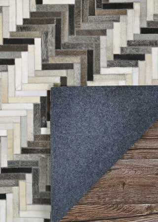 Couristan Chalet Freeform Cappucino Area Rug Backing Image