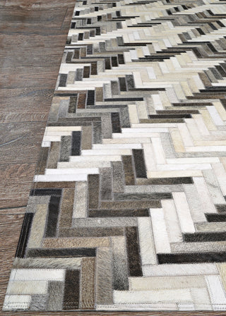 Couristan Chalet Freeform Cappucino Area Rug Corner Image
