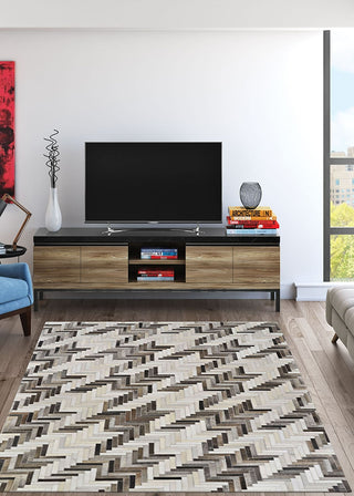 Couristan Chalet Freeform Cappucino Area Rug Lifestyle Image Feature