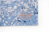 Louis De Poortere Cities Tokyo 9314 Conductive Blue Area Rug Corner Image